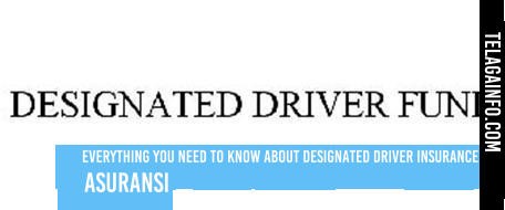 Designated Driver Insurance