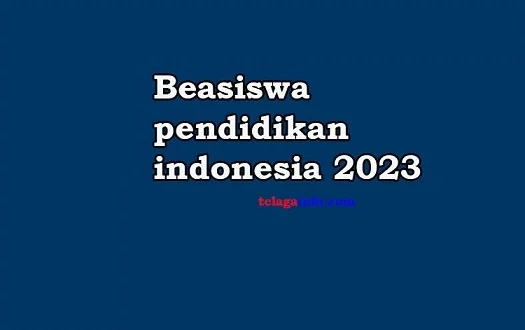 Beasiswa pendidikan indonesia 2023