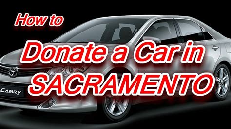 Donating a car in Sacramento