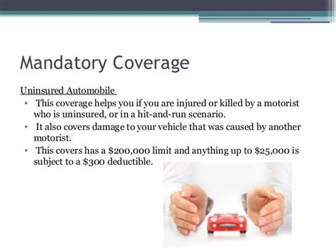 mandatory coverage auto insurance in Bangor, ME