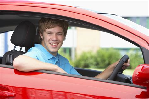 teen driving car