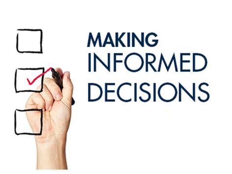 Make an Informed Decision
